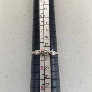 Vintage Sterling Silver Israel Flower Ring